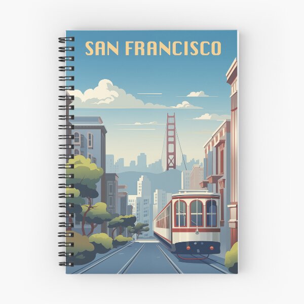 Artikelvorschau, San Francisco Kalifornien USA Vintage Reiseplakat Retro entworfen und verkauft von artra-shop.