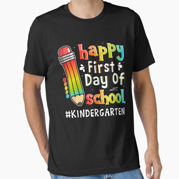 Item preview, Happy First Day Of Teacher Kindergarten Back To School designed and sold by MobyStickers.