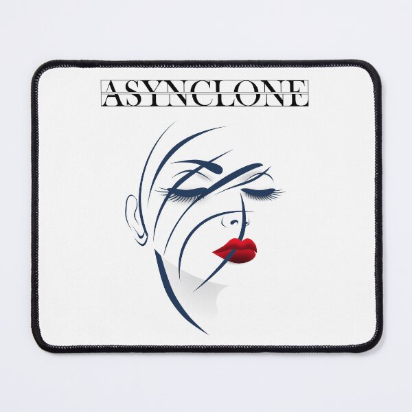 Artikelvorschau, Asynclone Logo Frauenkopf abstrakte moderne Kunst entworfen und verkauft von Asynclone.