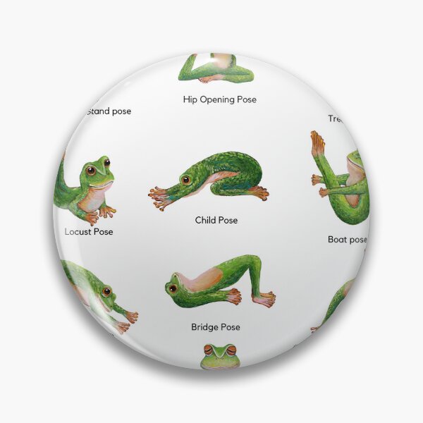 Item preview, Frog Yoga Poses designed and sold by Roy & Tiffany.