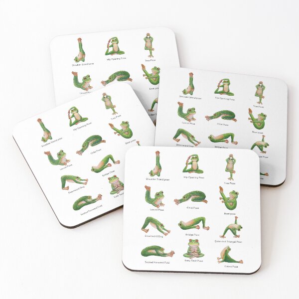 Item preview, Frog Yoga Poses designed and sold by Roy & Tiffany.