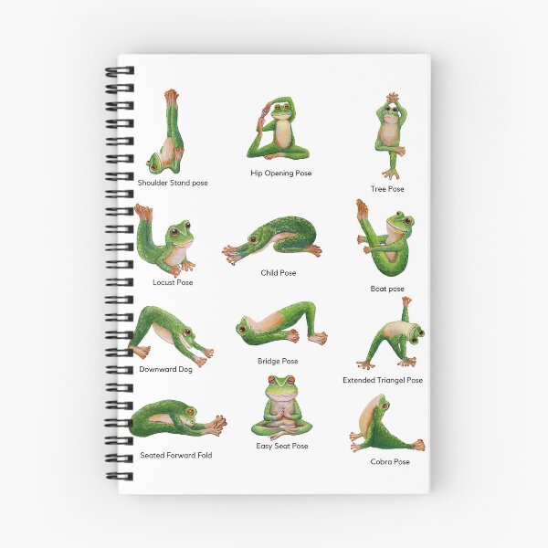 Item preview, Frog Yoga Poses designed and sold by Roy & Tiffany.