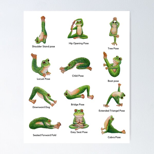 Yoga Pose: Frog pose