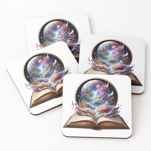 Item preview, Dragon Fantasy Open Book designed and sold by AmberRoseWrites.