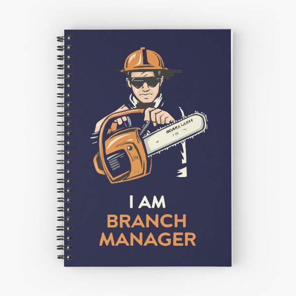 Item preview, Cool t-shirt for a worker with a power saw- 'I AM BRANCH MANAGER' designed and sold by Gadget80.
