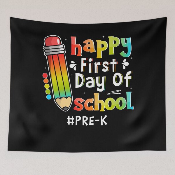 Item preview, Happy First Day Of School Teacher Pre-K Back To School designed and sold by MobyStickers.