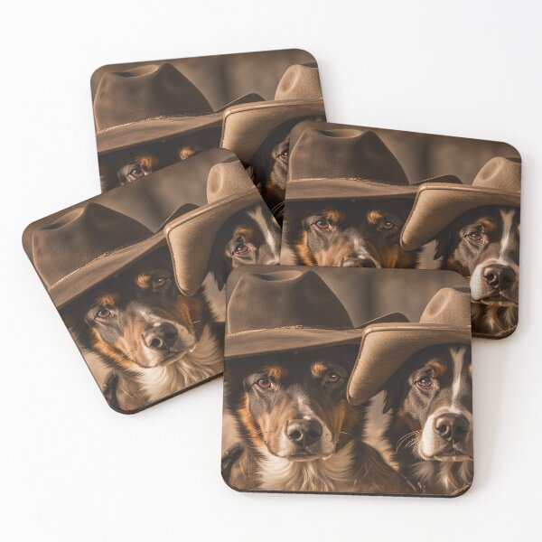 Item preview, Hombres 2 Dogs Old Western designed and sold by Stephanie Laird.