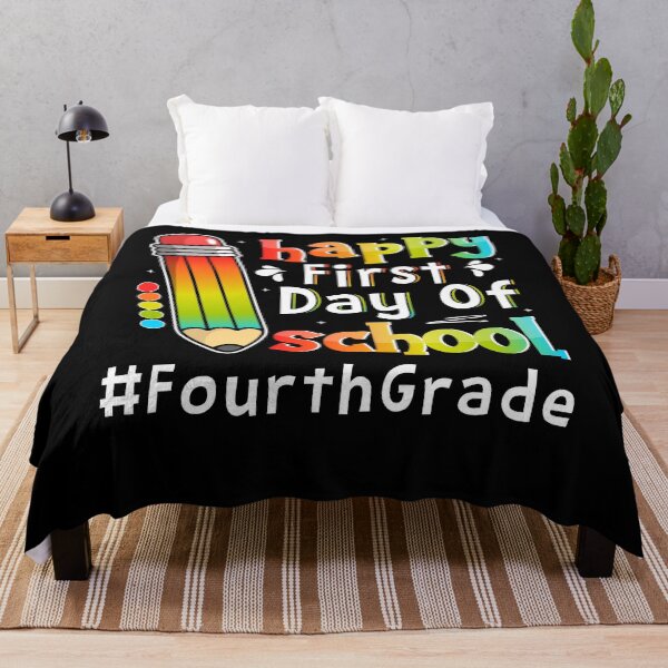Item preview, Happy First Day Of School Teacher 4th Grade Back To School designed and sold by MobyStickers.