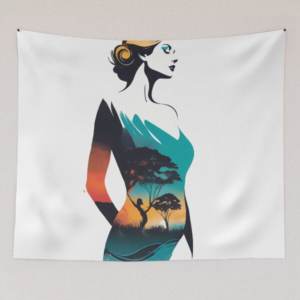 Item preview, Silhouettes that Resonate: Vintage Digital Art for the Creative Soul designed and sold by Artedig.
