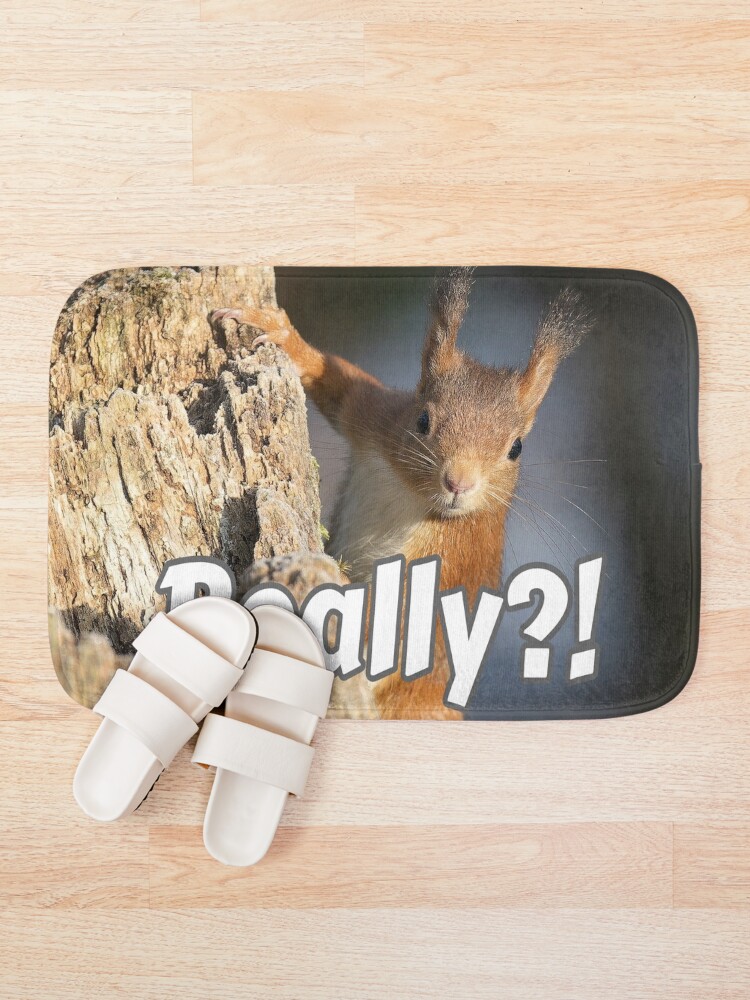 Thumbnail 1 of 6, Bath Mat, Really?! designed and sold by Surreallytee.