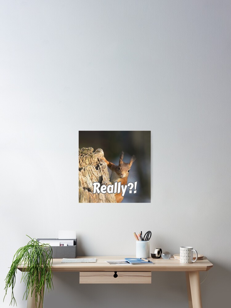 Thumbnail 2 of 3, Poster, Really?! designed and sold by Surreallytee.