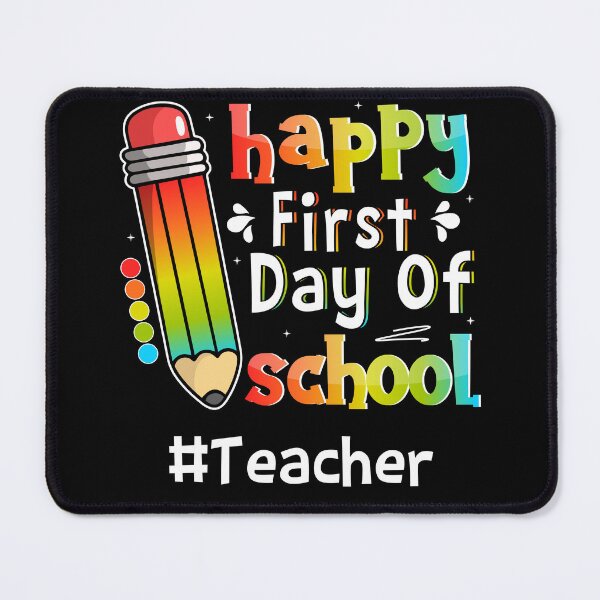 Item preview, Happy First Day Of School Teacher Pencil Back To School designed and sold by MobyStickers.