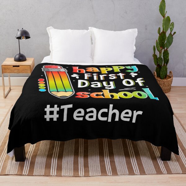 Item preview, Happy First Day Of School Teacher Pencil Back To School designed and sold by MobyStickers.