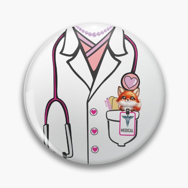 Artikelvorschau, Little Doctor Playtime: Rosa Doktor-T-Shirt, Stellen Sie sich vor, ein Arzt zu sein, Peekaboo Fox entworfen und verkauft von amahechoamano.