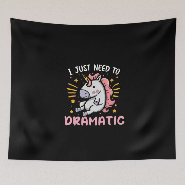 Item preview,  I Just Need To Be Dramatic Lazy Unicorn Gift designed and sold by ShopSmart213.