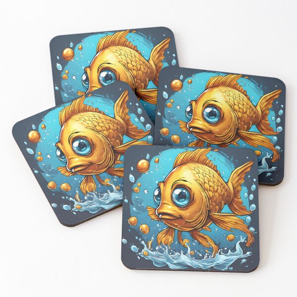Artikelvorschau, Cute Funny Goldfish entworfen und verkauft von TheArtOfPat.