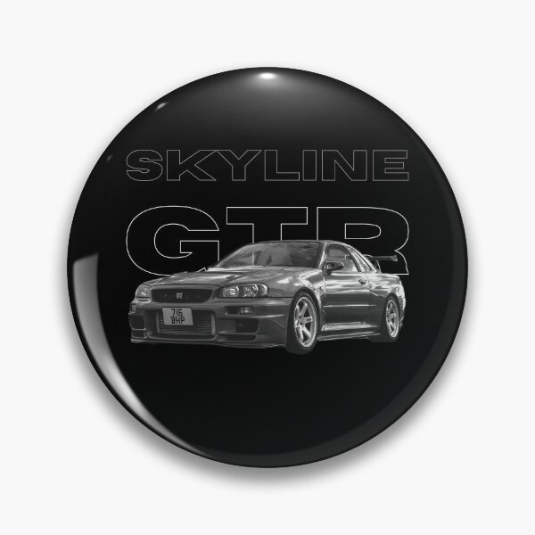 Item preview, Nissan Skyline GT-R R34 Black and White designed and sold by Trevor1984.