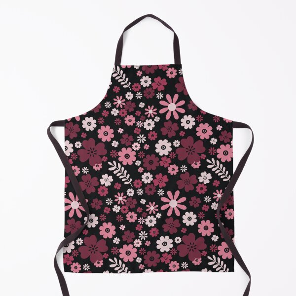 Item preview, Maroon and White Ditsy Floral Repeated Pattern designed and sold by PearlMoonGrapes.