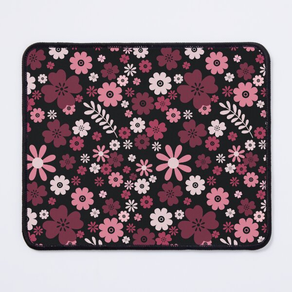 Item preview, Maroon and White Ditsy Floral Repeated Pattern designed and sold by PearlMoonGrapes.