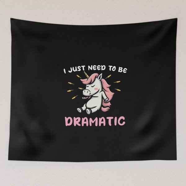 Item preview,  I Just Need To Be Dramatic Lazy Unicorn Gift designed and sold by ShopSmart213.