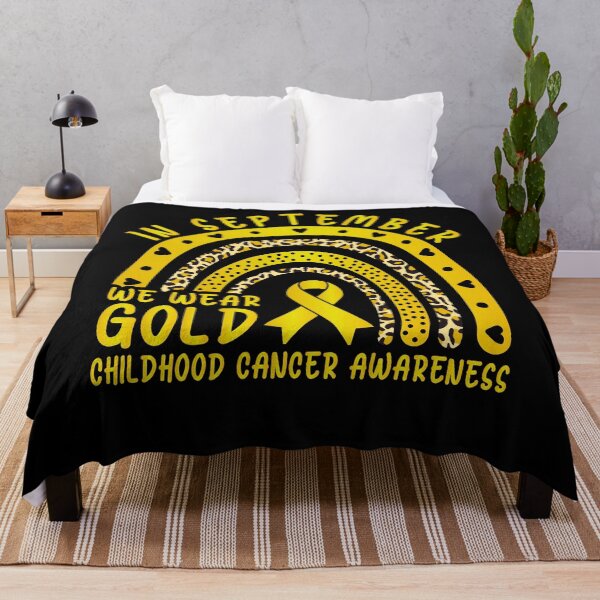 Item preview, In September We Wear Gold Childhood Cancer Awareness Rainbow designed and sold by MobyStickers.