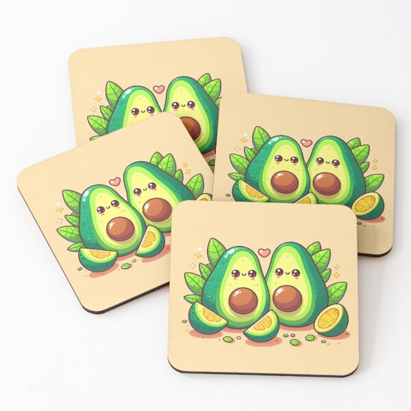 Item preview, avocado couple designed and sold by Greydate.