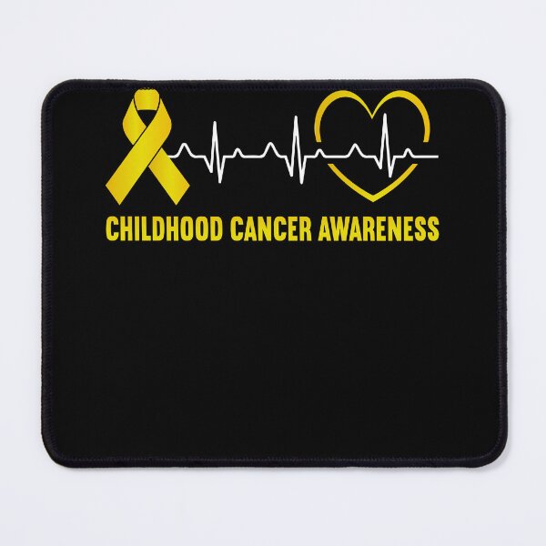 Item preview, Heartbeat Childhood Cancer Awareness Tee Yellow Gold Ribbon designed and sold by MobyStickers.