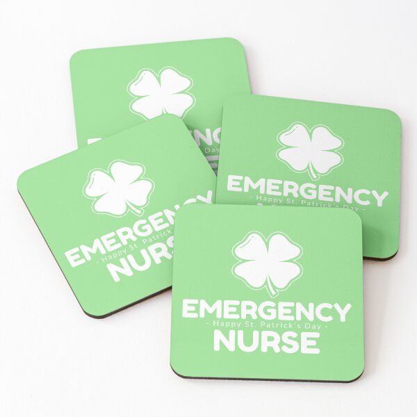 Item preview, St. Patrick's Day Emergency Nurse designed and sold by Whackadoodletee.