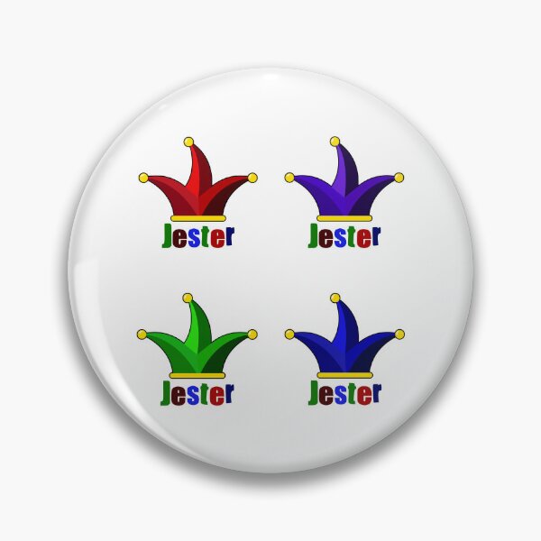 Item preview, Pack of jester, joker or clown hats in various colors with names in colored letters designed and sold by shennix.