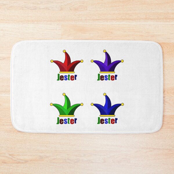 Item preview, Pack of jester, joker or clown hats in various colors with names in colored letters designed and sold by shennix.