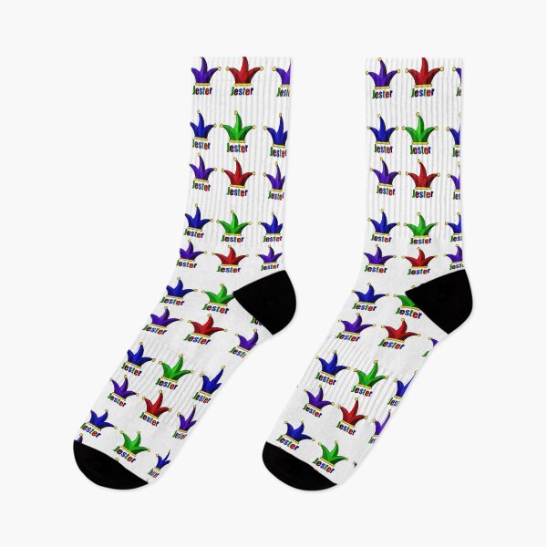 Item preview, Pack of jester, joker or clown hats in various colors with names in colored letters designed and sold by shennix.