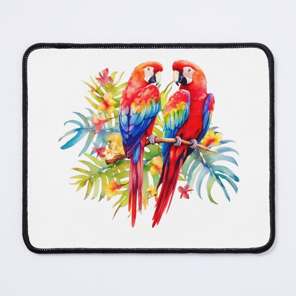 Item preview, Colorful Watercolor Macaw Parrots designed and sold by TheAnimalZ00.
