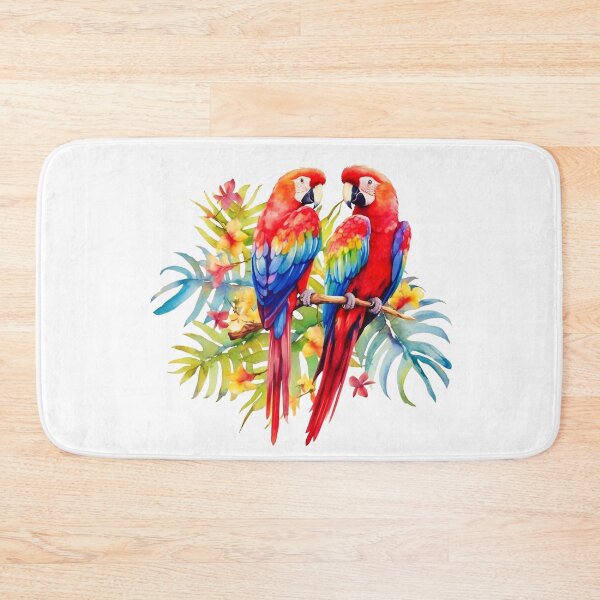 Item preview, Colorful Watercolor Macaw Parrots designed and sold by TheAnimalZ00.
