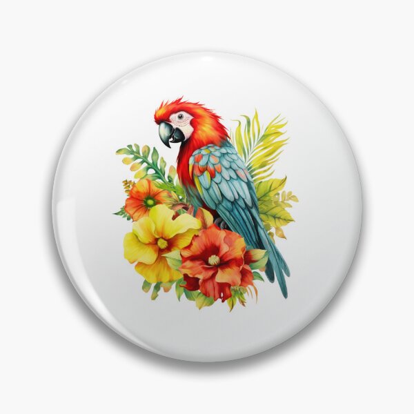 Item preview, Colorful Macaw Parrot designed and sold by TheAnimalZ00.