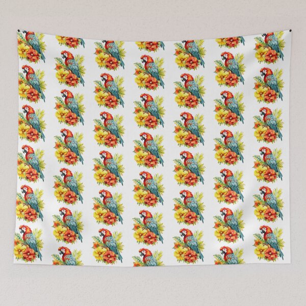 Item preview, Colorful Macaw Parrot designed and sold by TheAnimalZ00.