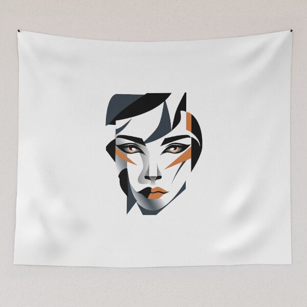 Item preview, Asynclone Head Woman Modern Art Abstract designed and sold by Asynclone.