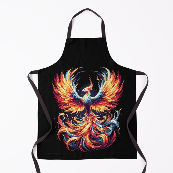 Item preview, Fiery Phoenix Rising - Majestic Wings Artwork designed and sold by TeeTown Treasure.