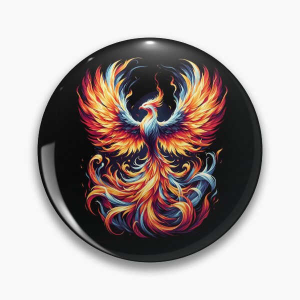 Item preview, Fiery Phoenix Rising - Majestic Wings Artwork designed and sold by TeeTown Treasure.