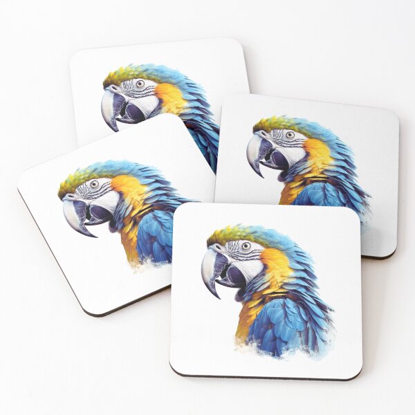 Item preview, Watercolor Macaw Parrot designed and sold by TheAnimalZ00.