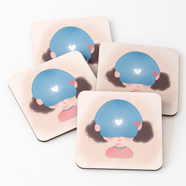 Item preview, A Girl in A Blue Jeans Hat designed and sold by ART SIFA.