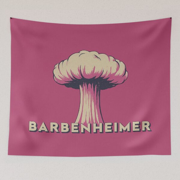 Artikelvorschau, Barbenheimer - Majestätische Pilzwolke entworfen und verkauft von Retro Travel Design.