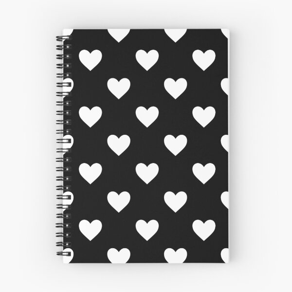 Item preview, Black and White Hearts Pattern designed and sold by ArtVixen.