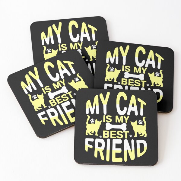 Item preview, My cat is my best friend_1 designed and sold by BorczVisuals.