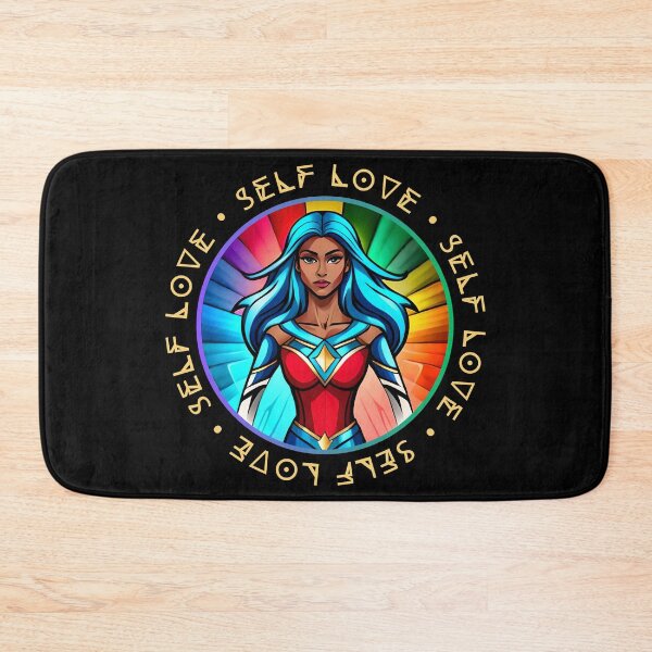 Item preview, Superhero Woman Self Love Promise Rainbow Warrior Purple designed and sold by Melan Designs.