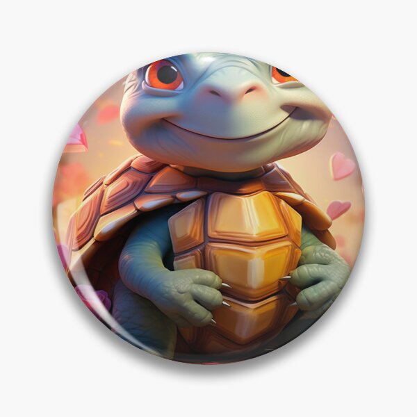 Item preview, valentine's day turtle decorative panel designed and sold by DropeSavage.