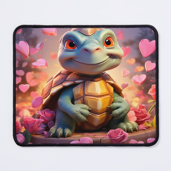 Item preview, valentine's day turtle decorative panel designed and sold by DropeSavage.