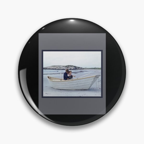 Item preview, TWO KENNEDYS IN A BOAT-WEEKEND AT NEWPORT PRESIDENT KENNEDY AND JOHN F. KENNEDY JR IN BEACHED ROWBOAT designed and sold by PatriotCat.