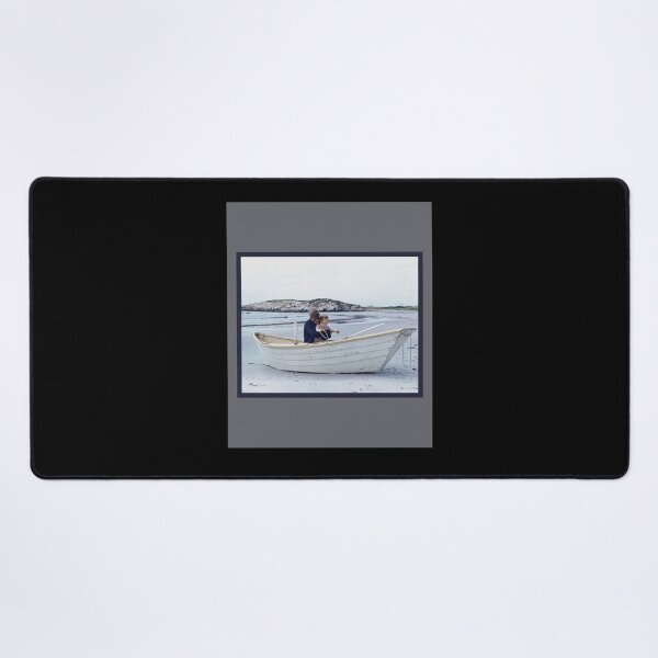 Item preview, TWO KENNEDYS IN A BOAT-WEEKEND AT NEWPORT PRESIDENT KENNEDY AND JOHN F. KENNEDY JR IN BEACHED ROWBOAT designed and sold by PatriotCat.