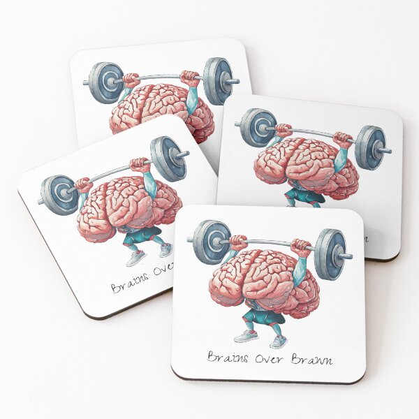 Item preview, Brains Over Brawn designed and sold by ArtShare.