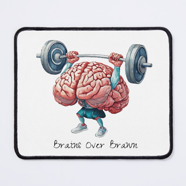 Item preview, Brains Over Brawn designed and sold by ArtShare.